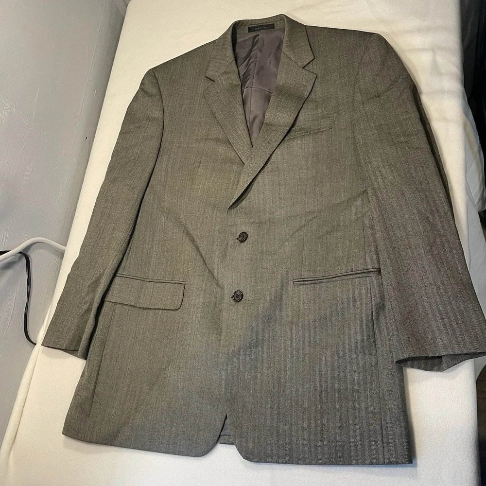 Ralph Lauren Wool Herringbone Blazer 42L | Old Money Ivy League‎ Sport Coat